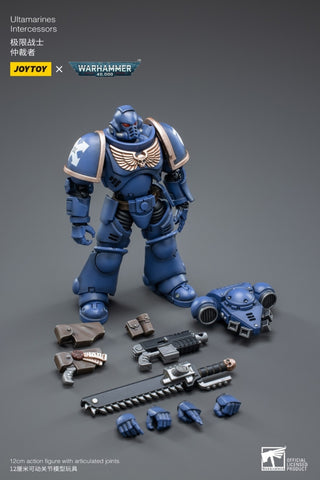 Warhammer 40k Ultramarines Assault Intercessor 1/18 Scale Figure (Re-Run)