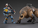 Warhammer 40K Space Wolves Thunderwolf Cavalry Bjane 1/18 Scale Figure