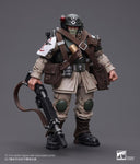 Warhammer 40K Astra Militarum Cadian Command Squad Veteran with Medi-pack 1/18 Scale Figure