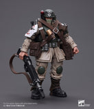 Warhammer 40K Astra Militarum Cadian Command Squad Veteran with Medi-pack 1/18 Scale Figure