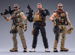 Hardcore Coldplay Mercenary Trio 1/18 Scale Set of 3 Figures