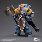 Warhammer 40K Space Wolves Leader Logan Ghostwolf 1/18 Scale Figure