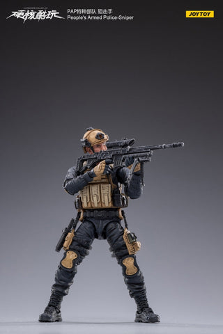 People's Armed Police (PAP) Team Sniper 1/18 Scale Figure