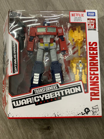 Pre-Owned* Transformers Netflix War For Cybertron Trilogy Autobot Optimus Prime Exclusive